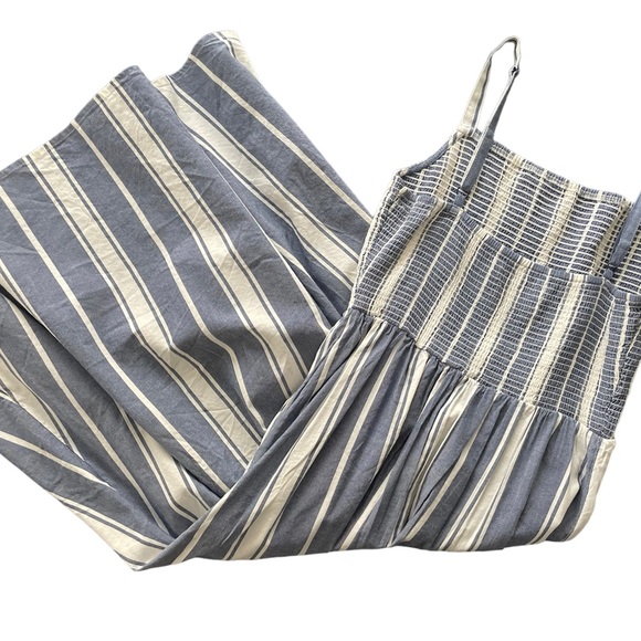 White and Blue Stripe Cami Small Old Navy Dress - Picture 5 of 8